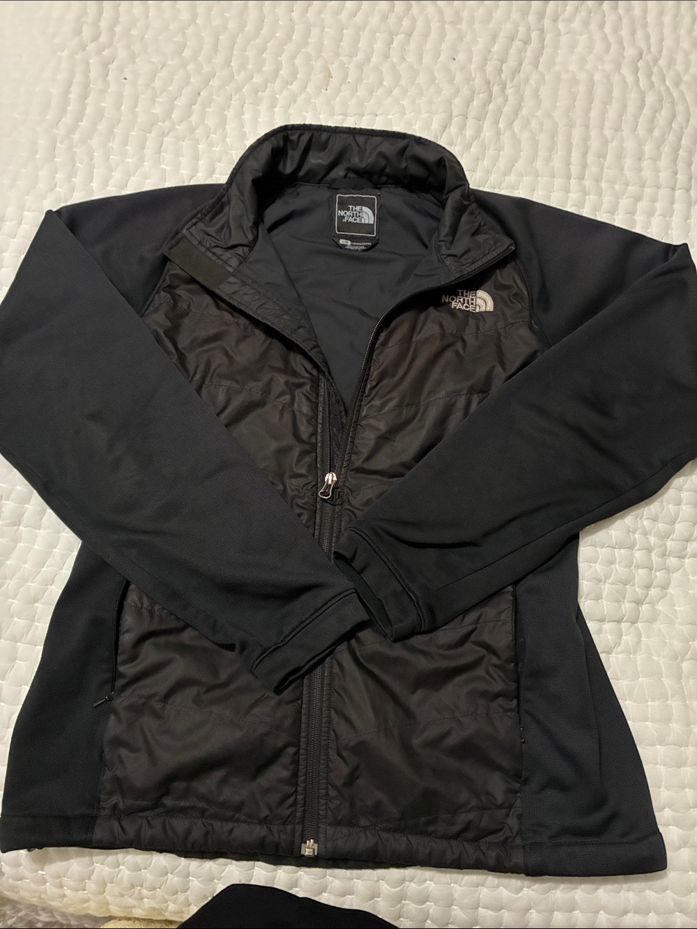The North Face Women’s Black Hybrid Softshell Jacket Size L